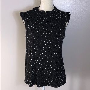 Polka dot blouse